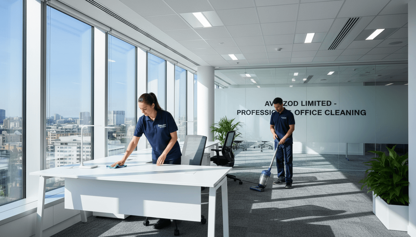 Servicio de limpieza de oficinas y comercios de Avizzod Limited